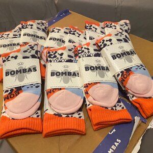 [10 Pack] Bombas Moonbeam Leopard Camo Medium Calf Socks